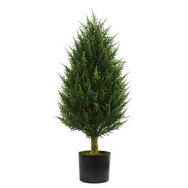 BreeBe - 3' Cypress Tower Tree UV Resistant (Indoor/Outdoor) - Green