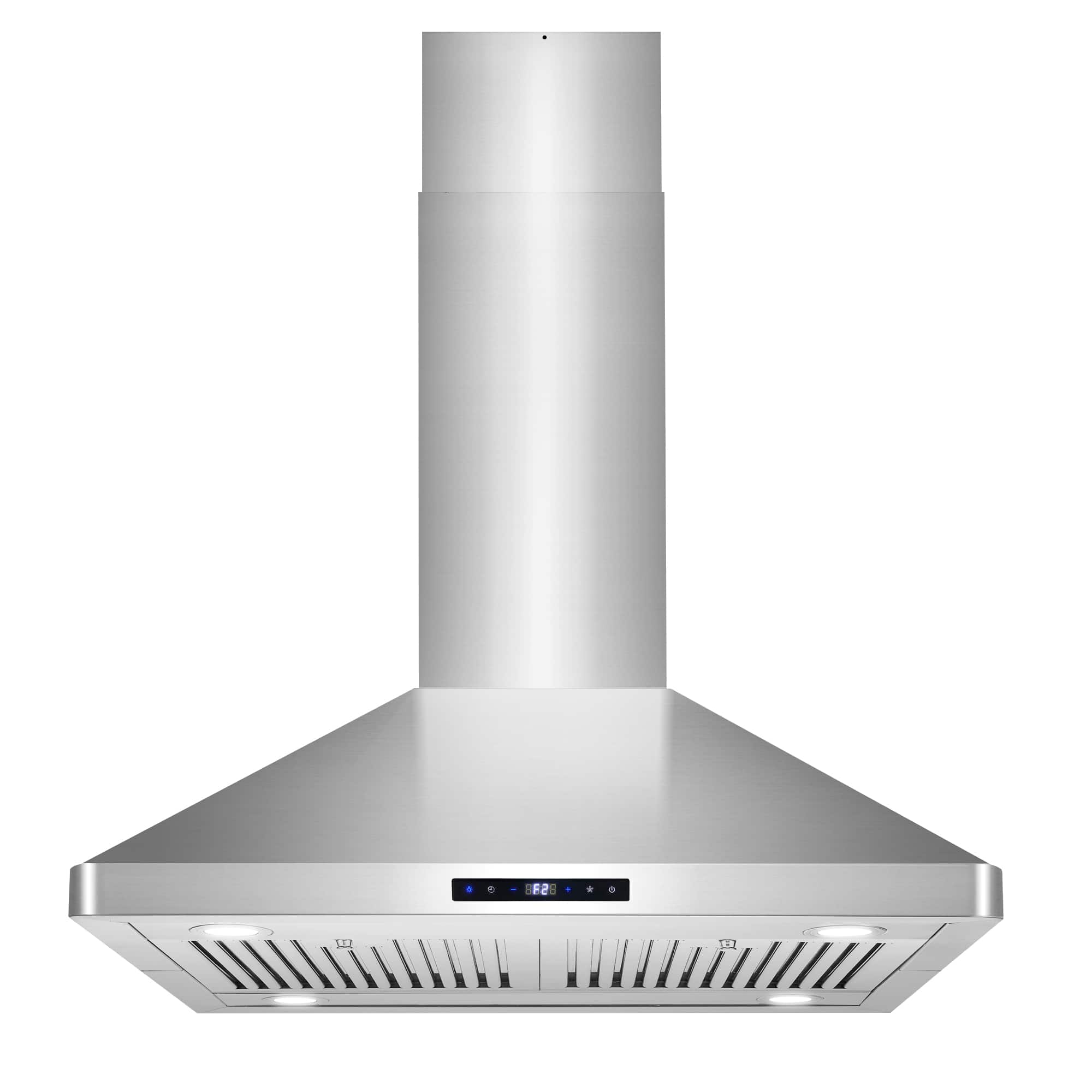 COSMO - 30 inches - Convertible - Island Range Hood - Stainless Steel