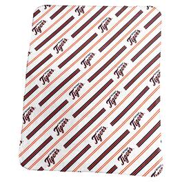 Logo Brands - Detroit Tigers 50" x 60" Classic Vertical Stripe Fleece Throw Blanket - Multicolor