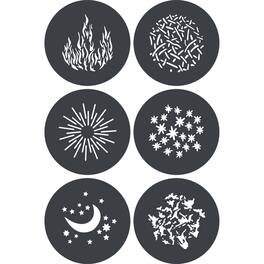 Godox - GP-GS2 Gobo Set for MG1200Bi Spotlight Mount (6-Pack)