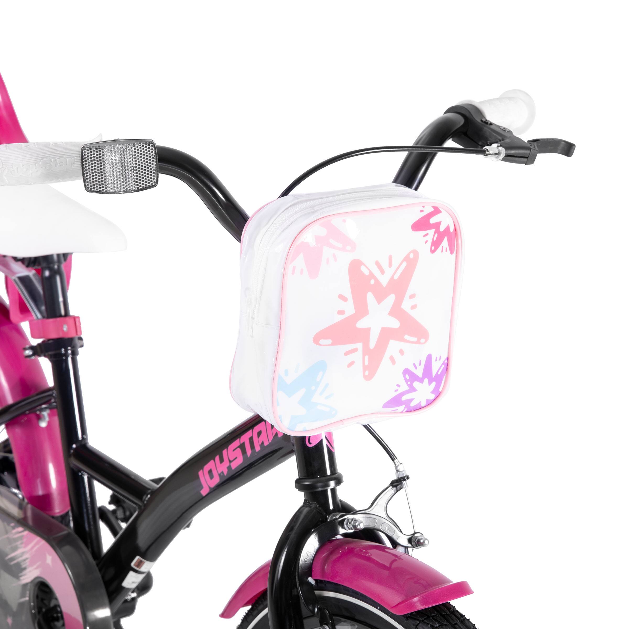 Alt View 7. JOYSTAR - JOYSTAR Zinnia 20" Kids Bike for Ages 7-13 Girls, Children's Bicycle with Training Wheels & Doll Seat, Black - Black.