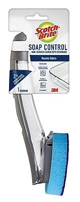 Scotch-Brite  
SOAP CONTROL  
Non-Scratch Scrub Dots Scrubbing Brush  
Resists Odors  
3D Leak-Free Soap Dispenser  
Leak-Proof Guarantee  
1 Pack  
3M