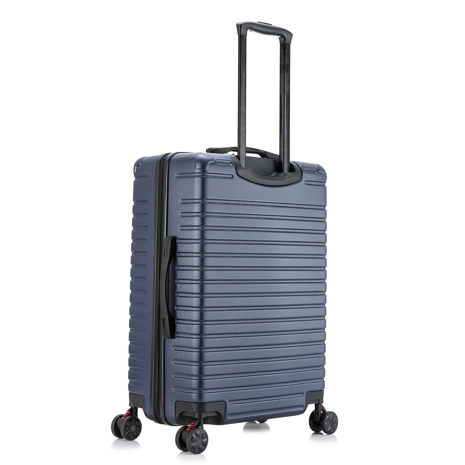 Alt View 1. InUSA - Deep lightweight hardside spinner luggage 24" - BLUE.