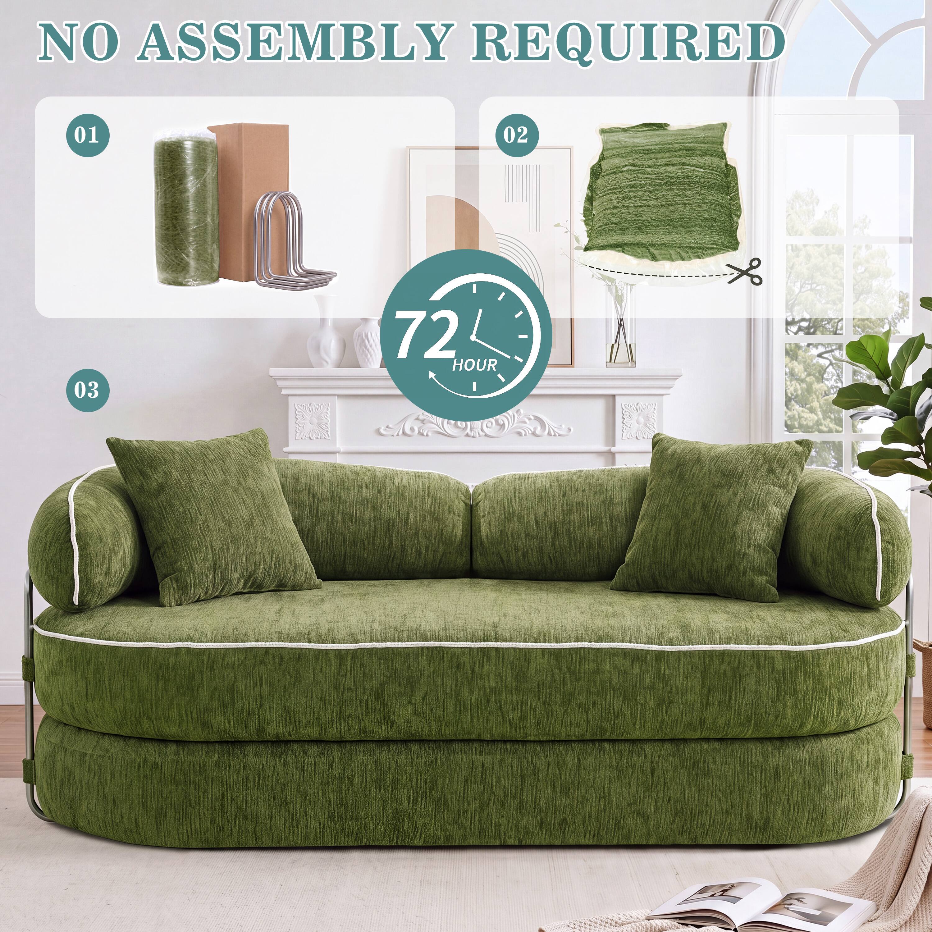 NO ASSEMBLY REQUIRED

01
02
03

72 HOUR