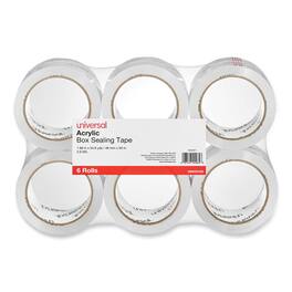Universal - Moving and Storage Packing Tape Clear 1.88Inch x 54.6 yd - 6 tapes