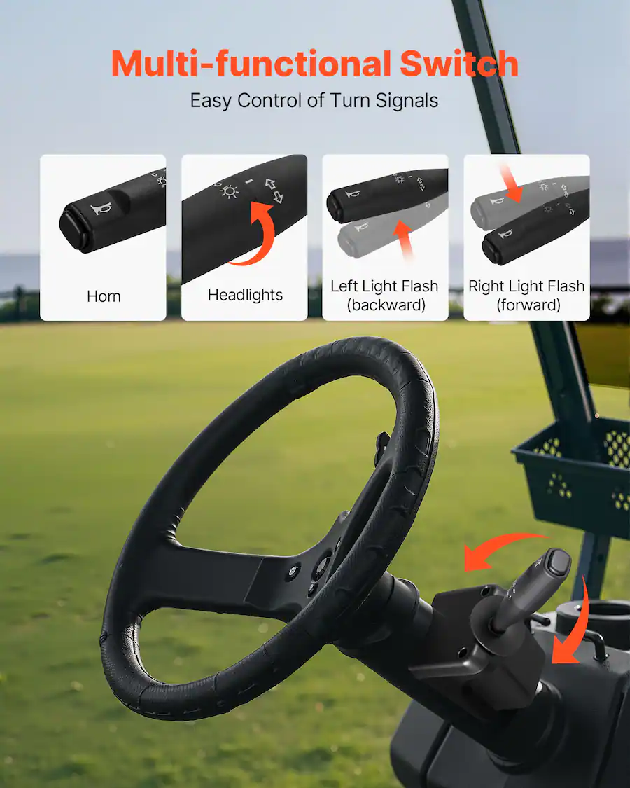 VEVOR Golf Cart Light Kit,12 Volt,Street Legal LED Headlight and Tail ...