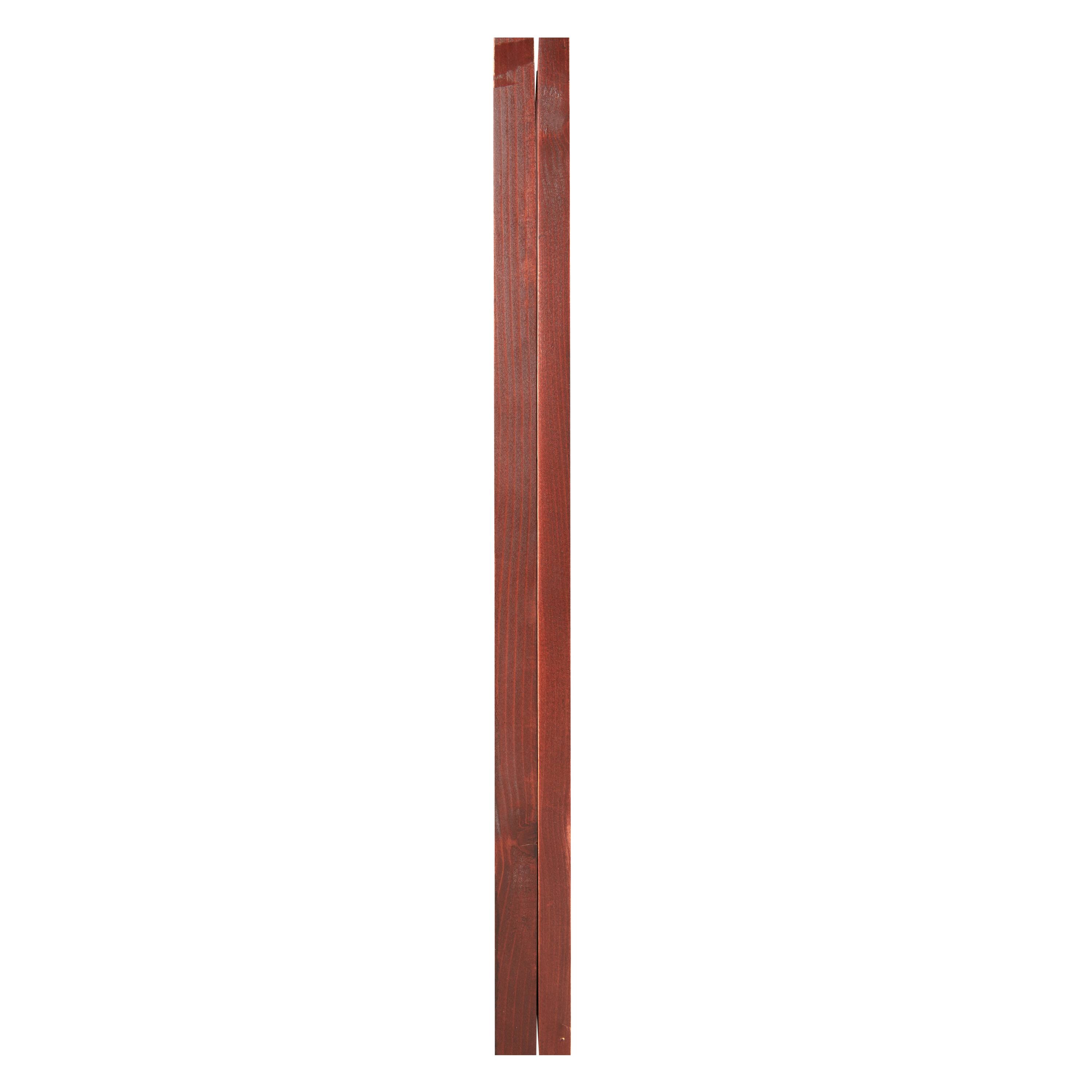 Alt View 8. Emma + Oliver - Wooden Jersey Display Case with Foam Board and Keyed Lock - Mahogany.
