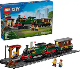 LEGO - City Vintage Steam Train Building Toy 60511