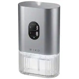 Miko - Aura Smart Waterless Aroma Diffuser with MyMiko App Control & Essential Oils - Metallic Grey