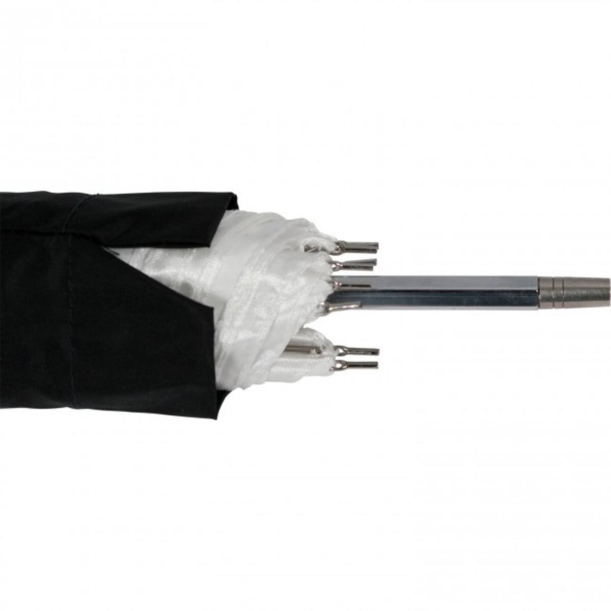 Alt View 5. Westcott - Westcott 43" Optical White Satin Collapsible Umbrella.