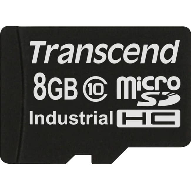 Transcend - TS8GUSDHC10 8 GB Class 10 microSDHC - Class 10 - 1 Card