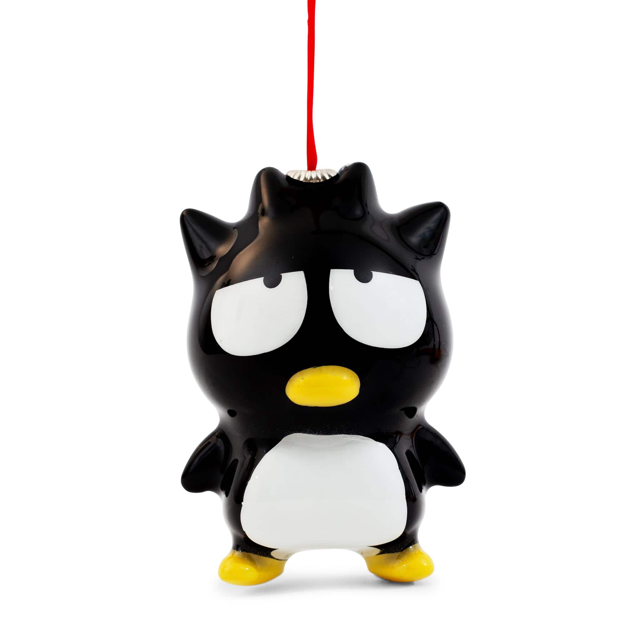 Surreal Entertainment - Sanrio Badtz-Maru 4-Inch Shatterproof Decoupage Ornament - Black