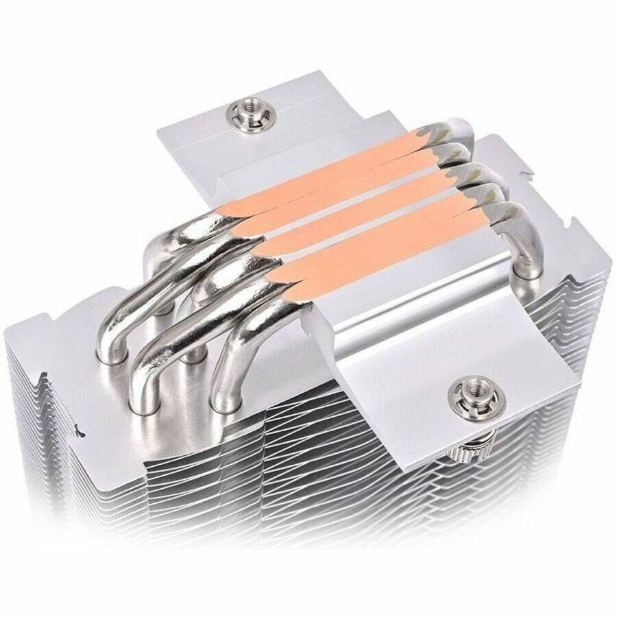 Alt View 1. Thermaltake - Thermaltake UX500 ARGB Sync Cooling Fan/Heatsink - 1 x Fan(s) - 5 x Heat Pipe(s) - 62.72 CFM Maximum Airflow - 1800 rpm - White.