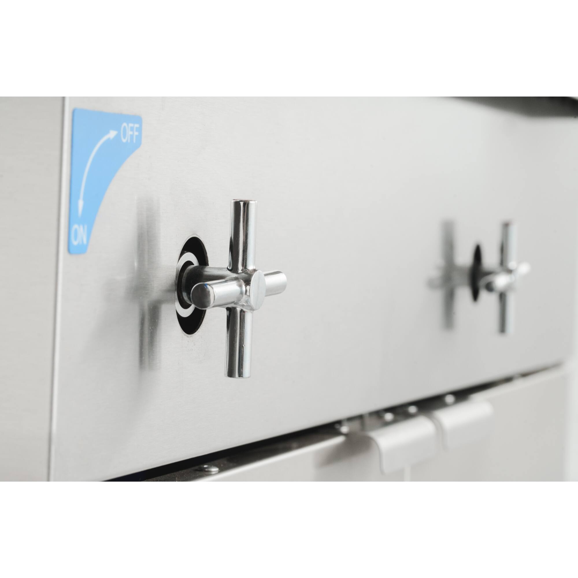 Alt View 5. Koolmore - Commercial 22 Gallon Natural Gas Stainless Steel Pasta Cooker With 12 Baskets and 140,000 BTU - Silver.