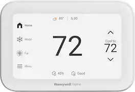 Honeywell Home - X8S Smart Thermostat with Video Doorbell Compatibility, and IAQ Control - White