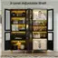 3-Level Adjustable Shelf Customize your storage for essentials of different sizes.