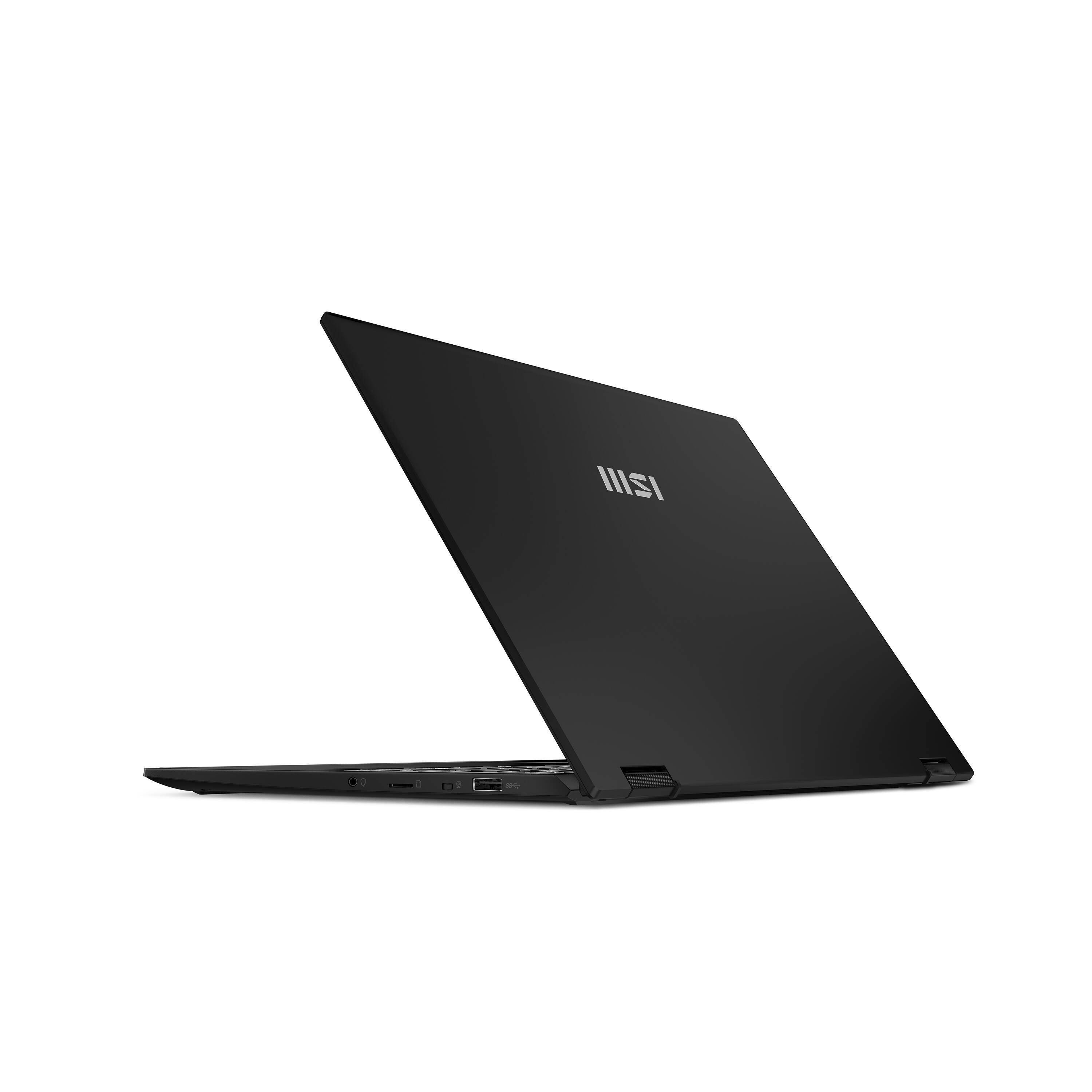 Alt View 15. MSI - Summit Flip Evo 2-in-1 14" Touchscreen Laptop - Intel Core i7-1360P with 32GB Memory - 1TB SSD - Ink Black.