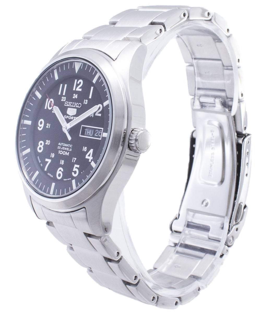 SEIKO  
SPORT  
AUTOMATIC  
23 JEWELS  
100M  
MADE IN JAPAN  

STAINLESS