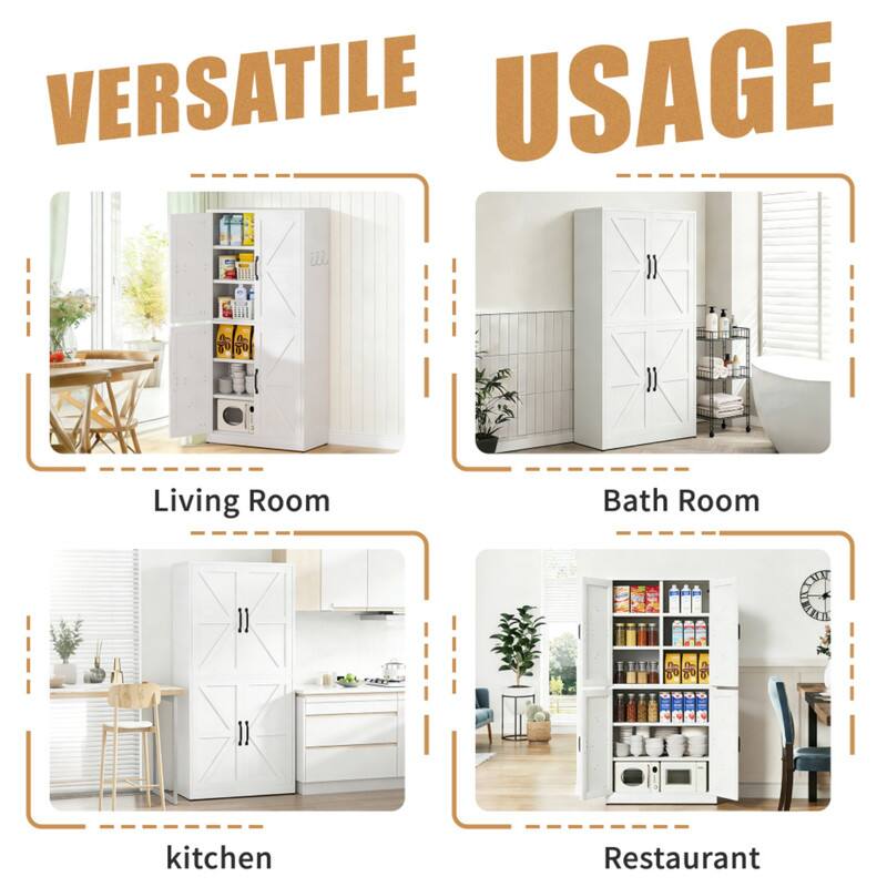 VERSATILE USAGE

1) Living Room  
2) Bath Room  
3) kitchen  
4) Restaurant