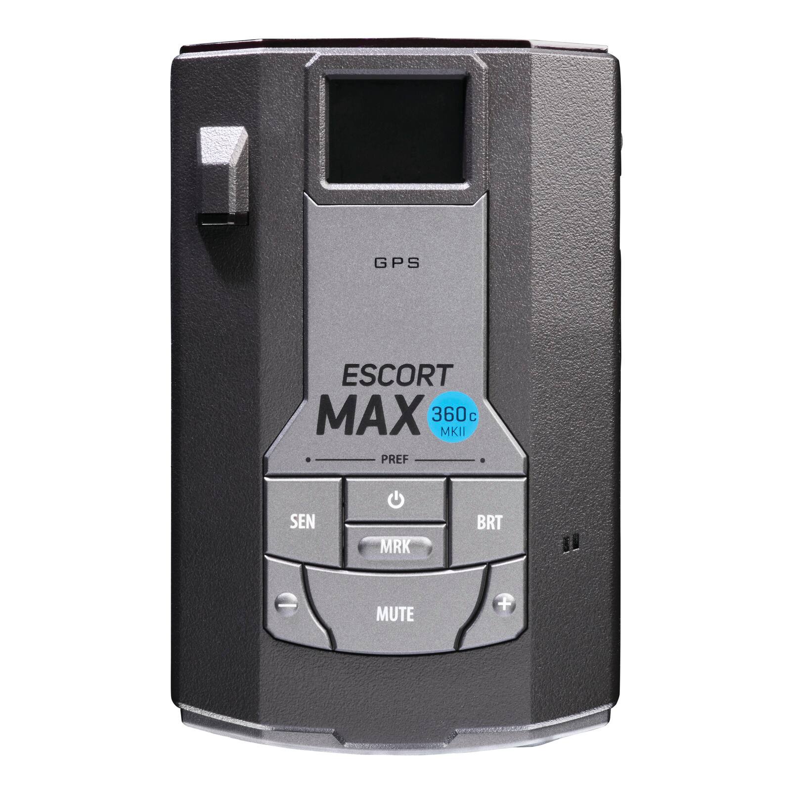 GPS ESCORT MAX 360c MKII PREF SEN MRK BRT MUTE +