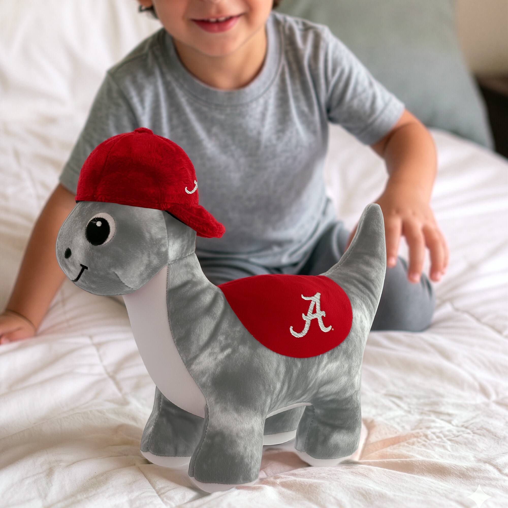 Alt View 2. Sporticulture - Alabama Crimson Tide Huddle Plush Fanasaur - Multicolor.
