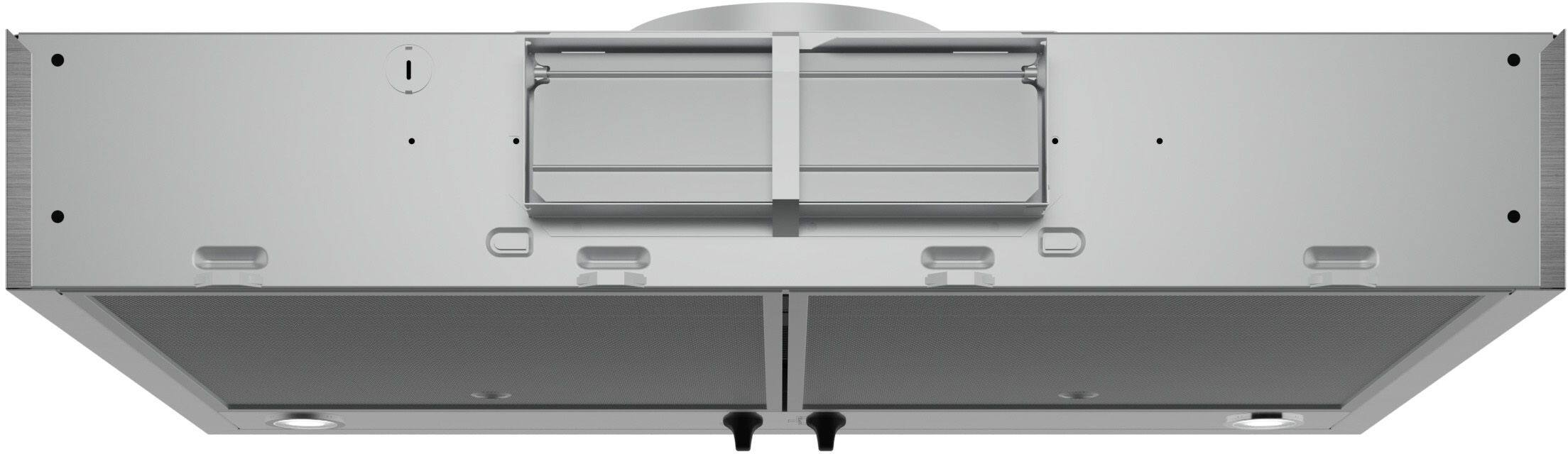 Back. Bosch - 300 Series 30" Convertible Undercabinet Range Hood - Stainless Steel.