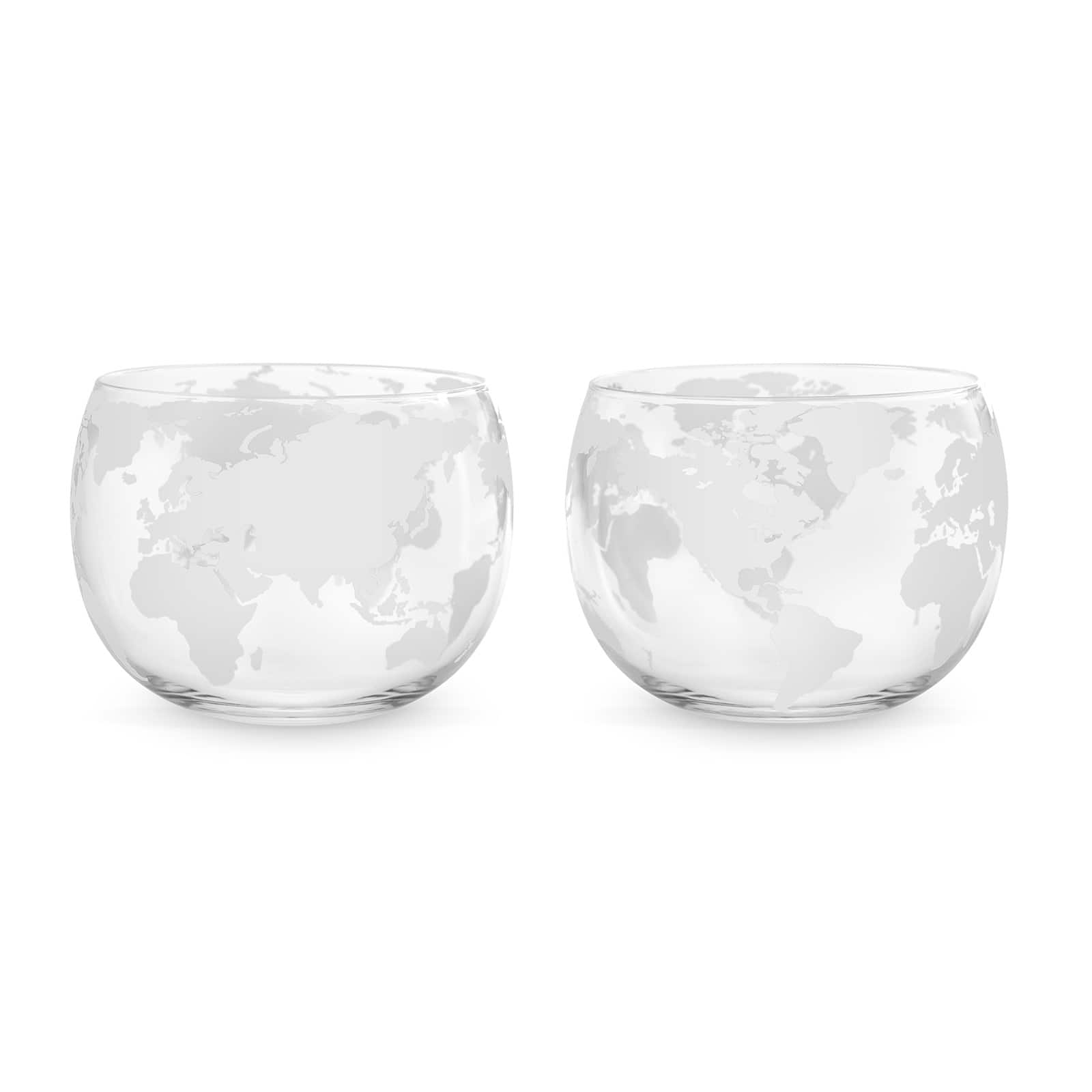Final Touch - Revolve Globe Glass - Set of 2 - Clear price history on PriceWatchPro