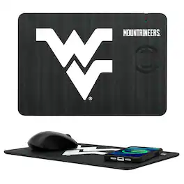 Keyscaper - West Virginia Mountaineers Wireless Charger and Mouse Pad - Multicolor