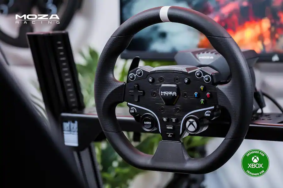Xbox Compatable Buttons For Racing Sim Moza Racing ESX Sim Racing Steering Wheel for Xbox One, Xbox Series X|S ...