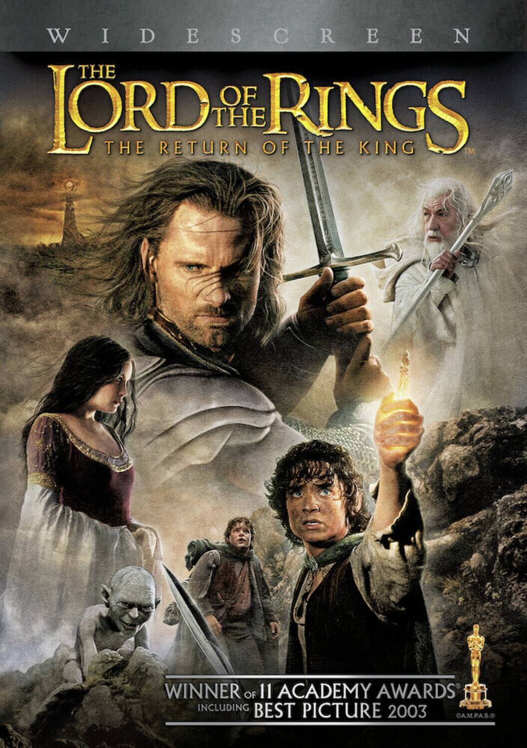 Front. The Lord of the Rings: The Return of the King   - DVD.