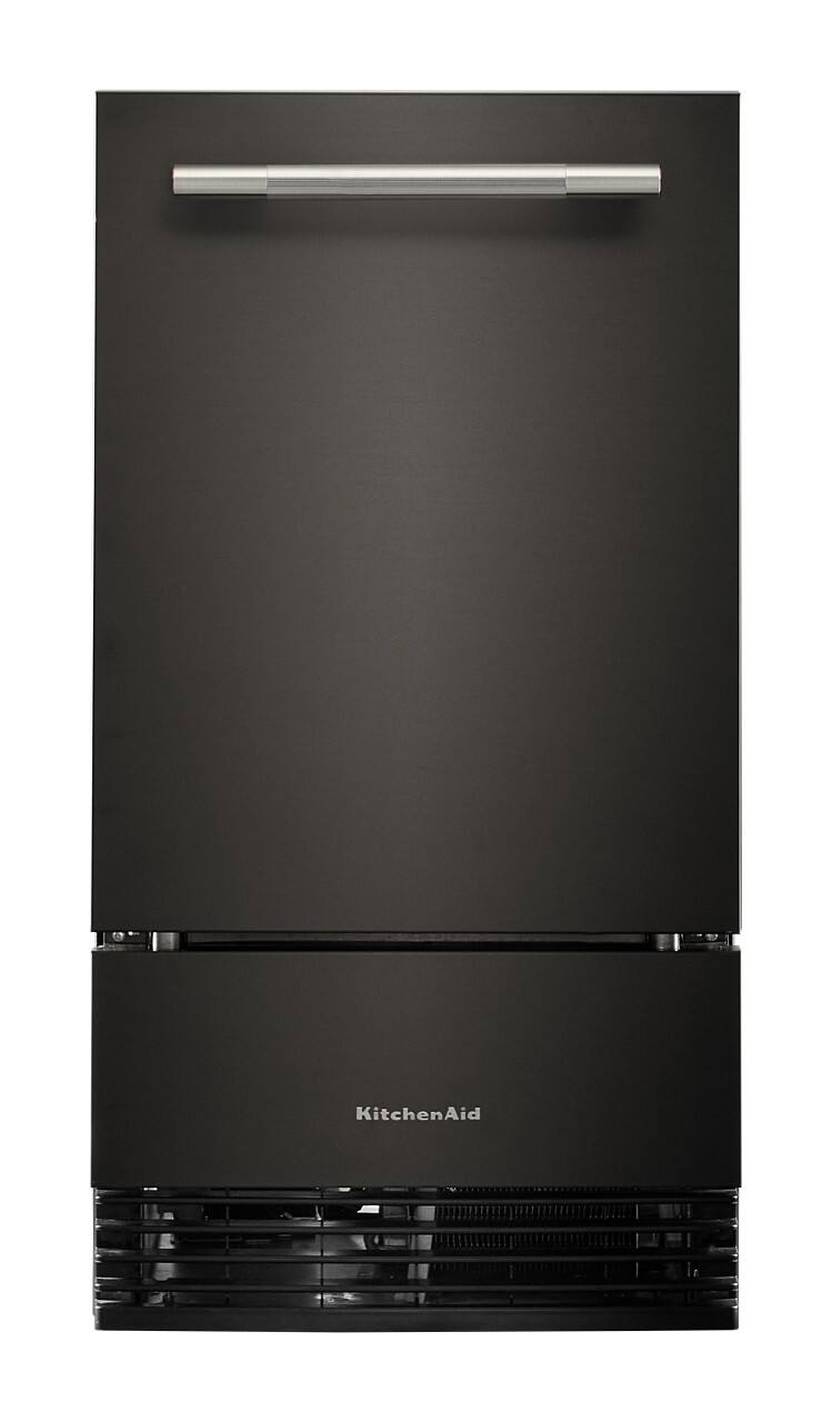 Alt View 13. KitchenAid - 18 inch 35-Lb. Ice Maker - Black Ore.