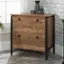 Alt View 11. Sauder - Station House 2-Drawer Lateral File Cabinet - Etched Oak.