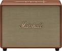 Front. Marshall - Woburn III Bluetooth Home Speaker with Bass / Treble / Volume Controls and 3.5 mm Auxiliary / RCA / HDMI Inputs - Brown.
