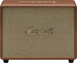 Marshall - Woburn III Bluetooth Home Speaker with Bass / Treble / Volume Controls and 3.5 mm Auxiliary / RCA / HDMI Inputs - Brown