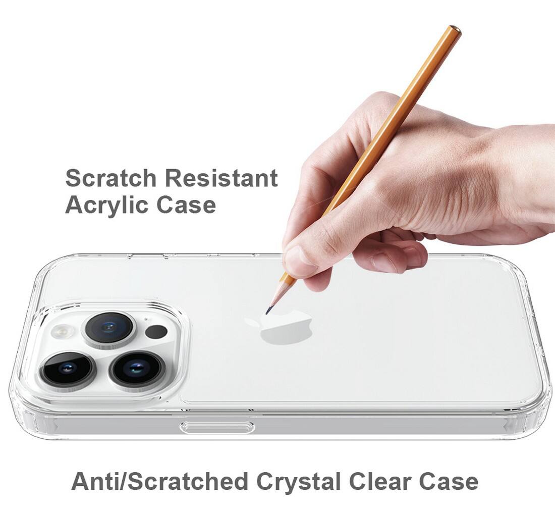 Scratch Resistant Acrylic Case  
Anti/Scratched Crystal Clear Case