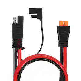 Unique Bargains - SAE to XT60i Connector Extension Cable, 6ft 600V SAE to XT60i Female 10AWG w/Caps for Cars/Solar/Charging - Black/Red
