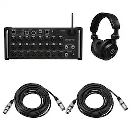 Midas - MR18 18-Input Digital Mixer with Wi-Fi and USB Recorder for iPad/Android Tablets, Bundle with Turnstile Audio