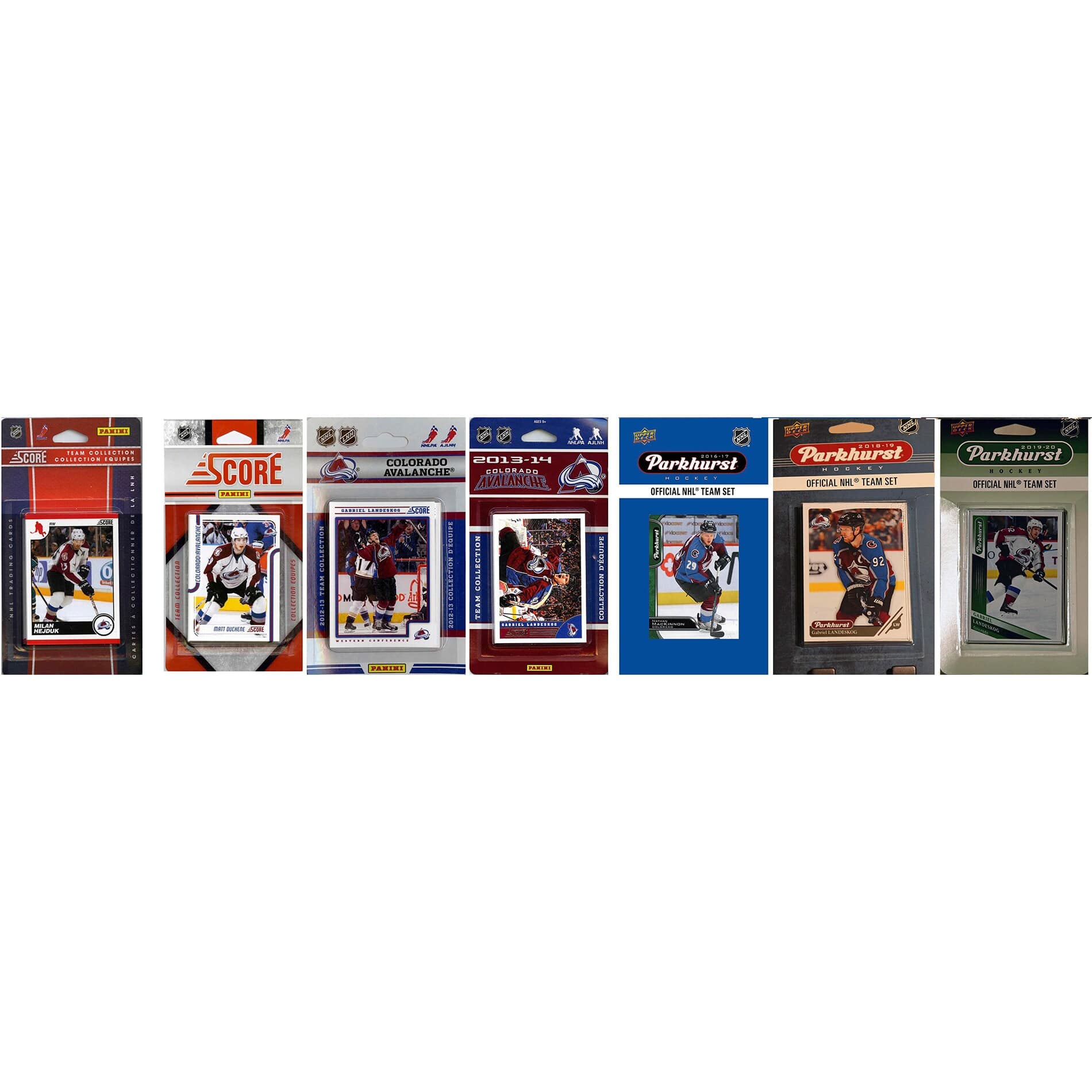 C&I Collectibles - Colorado Avalanche Multi-Season Trading Card Set - Multicolor price history on PriceWatchPro