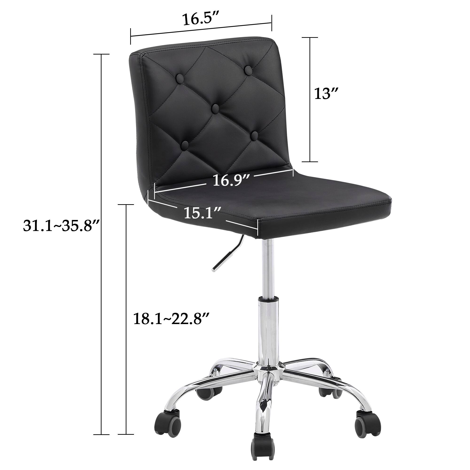 16.5" 13" 16.9" 31.1~35.8" 15.1" 18.1~22.8"