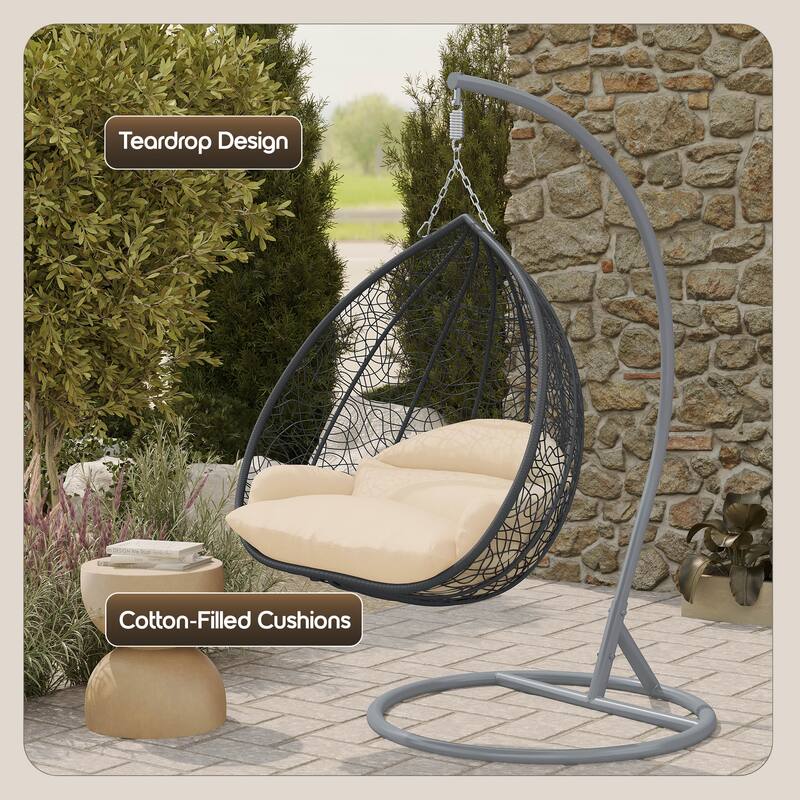 Teardrop Design  
Cotton-Filled Cushions