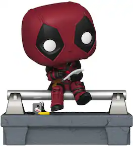 Funko - POP! Deluxe: Deadpool - Deadpool on Bridge (Marvel) - COLLECTIBLES - Multicolor