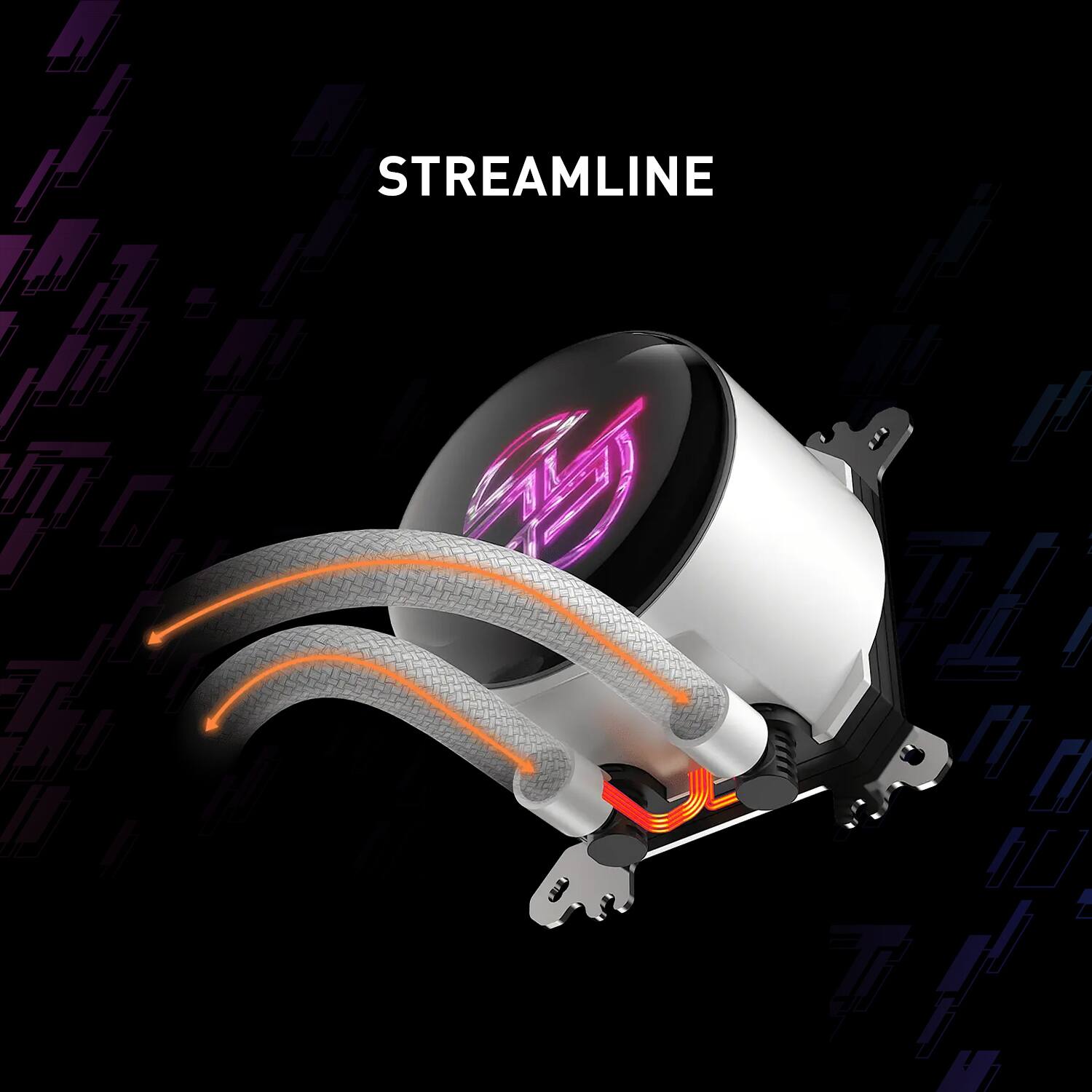 Alt View 1. MSI - MPG CORELIQUID P13 360 Black-CPU Liquid Cooler-360mm Radiator-IPS 2.1"LCD Screen-Triple 120mm ARGB PWM Fans-Uni Bracket - Black.