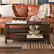 Alt View 22. Walker Edison - Rustic Farmhouse Wood Coffee Table - Dark Walnut.