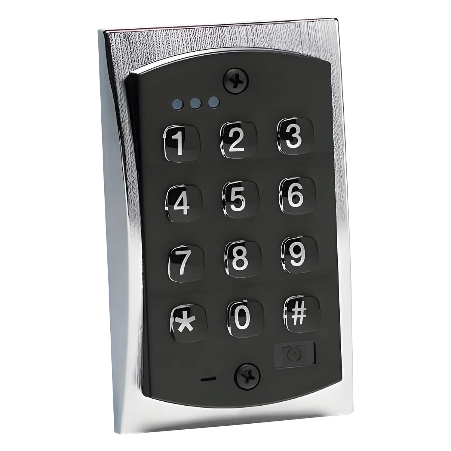 Linear - 2000e Flush-Mount Backlit Access Control Keypad 500-User Indoor Outdoor Keypad