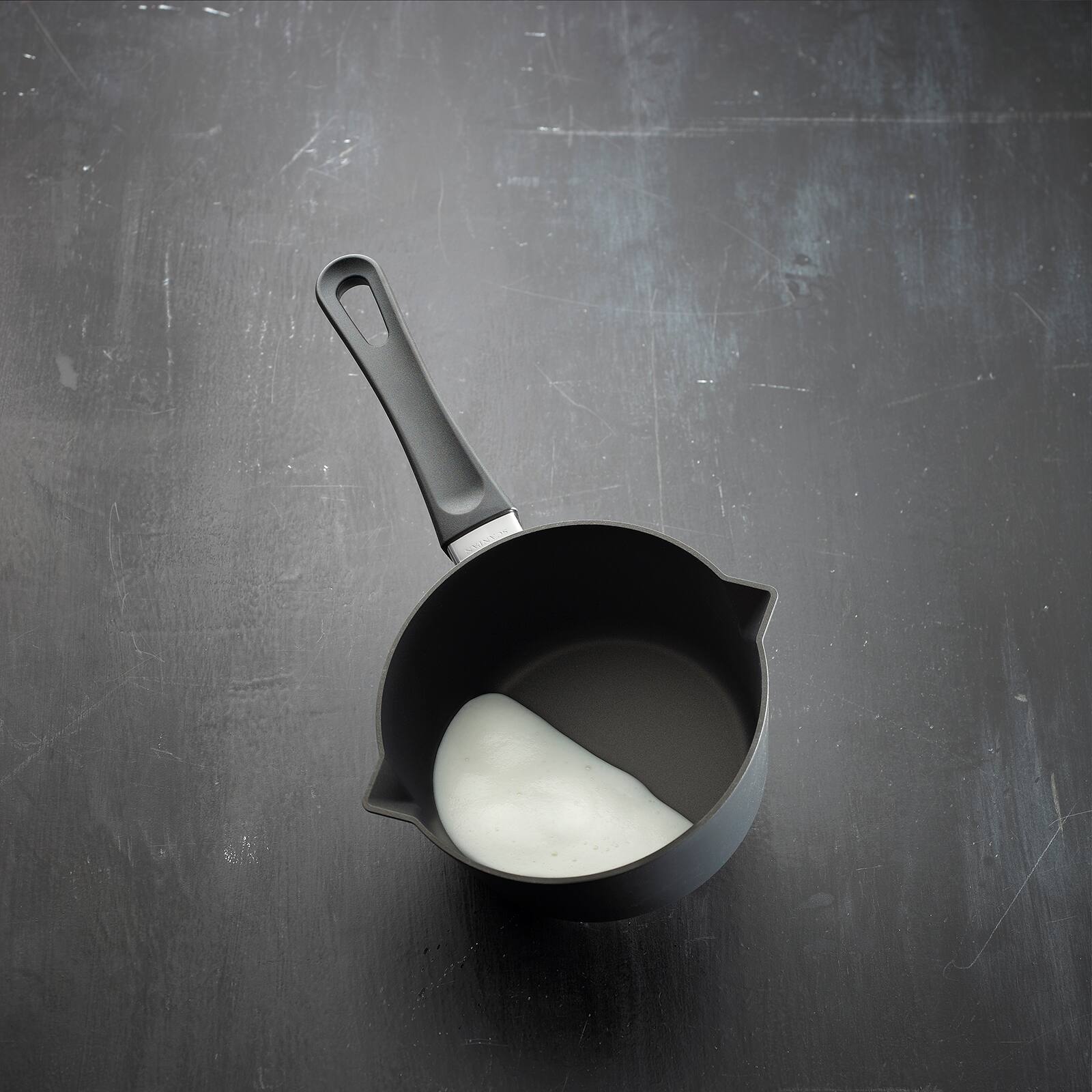 Alt View 2. Scanpan - Classic 2 Quart Covered Saucepan - Black.