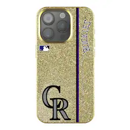 Keyscaper - MLB - Colorado Rockies iPhone Bling Case - 14 - Gold