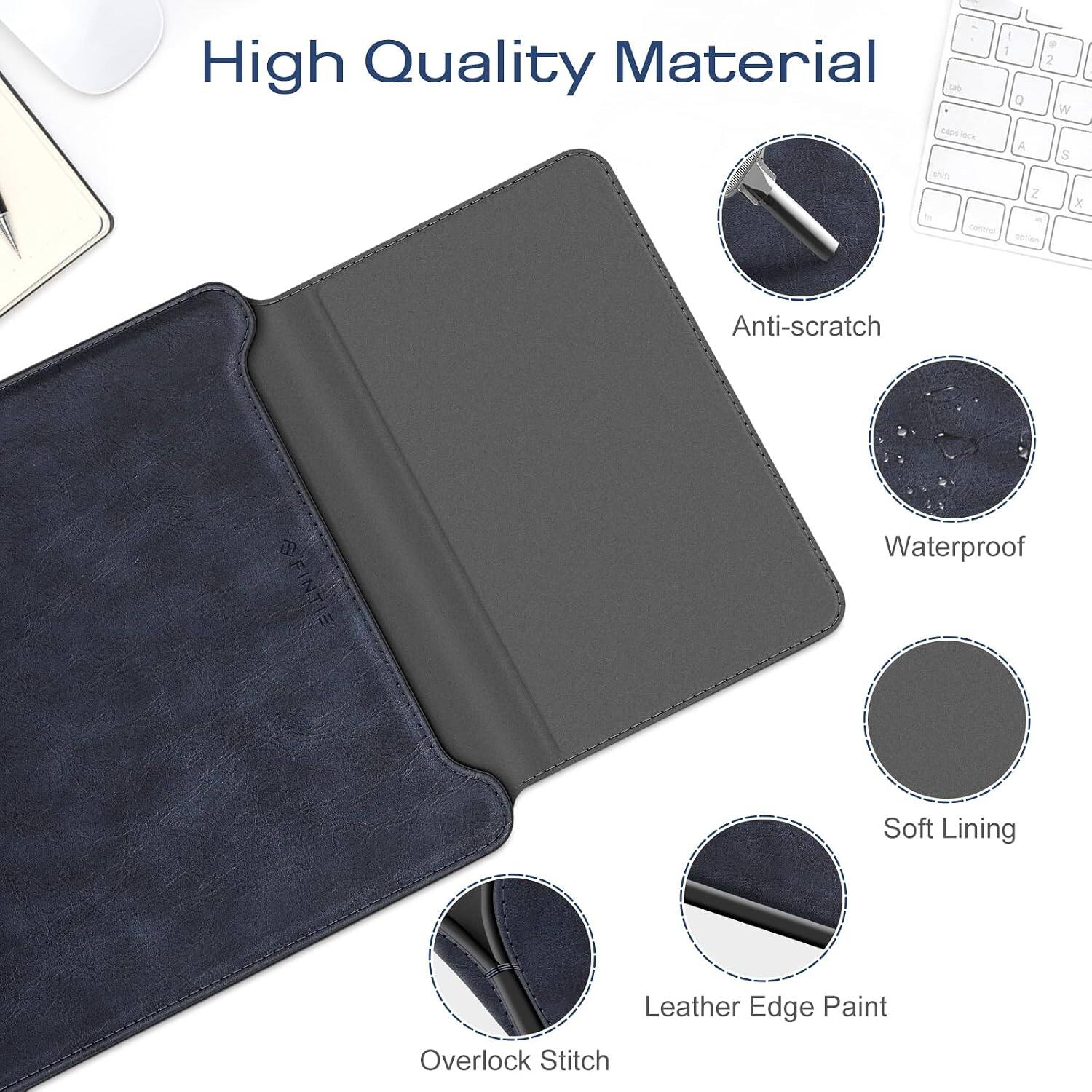 High Quality Material

- Anti-scratch
- Waterproof
- Soft Lining
- Leather Edge Paint
- Overlock Stitch