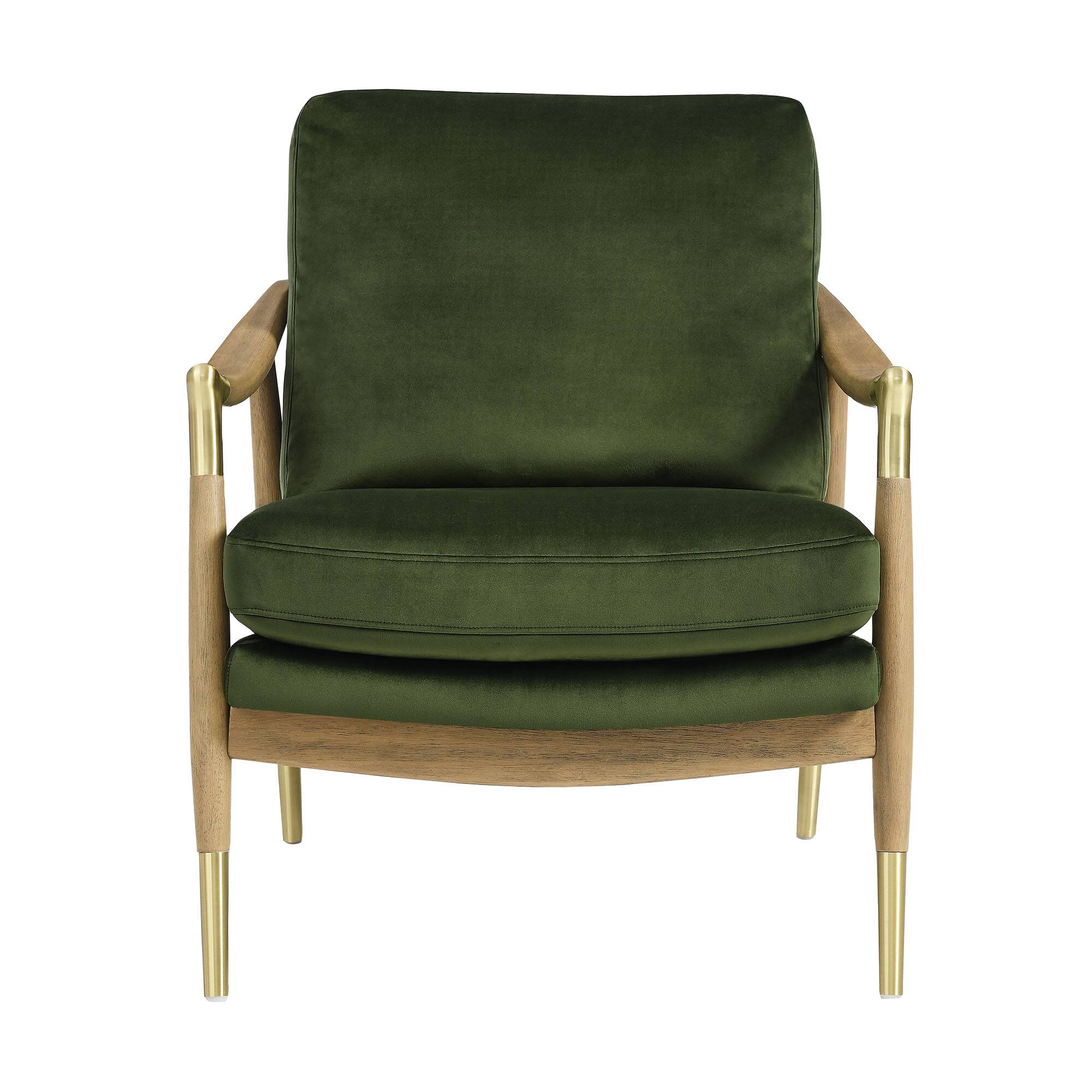 Alt View 2. Modway - Langford Performance Velvet Accent Armchair by Modway - Brown.