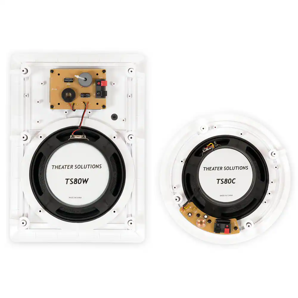 THEATER SOLUTIONS  
TS80W  
MADE IN CHINA  

THEATER SOLUTIONS  
TS80C  
MADE IN CHINA