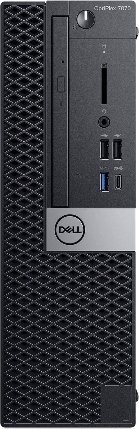 Refurbished Dell OptiPlex 7070-SFF Desktop - Intel Core i7 - 16GB Memory - 500GB SSD - Black - Front_Zoom